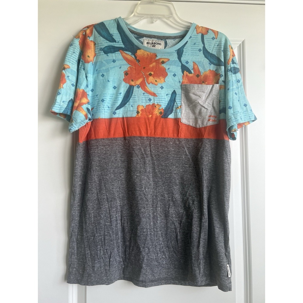 Billabong Men's Floral Short Sleeve T-shirt